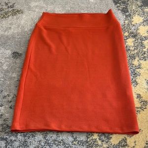 Solid Orange Lularoe Cassie Skirt